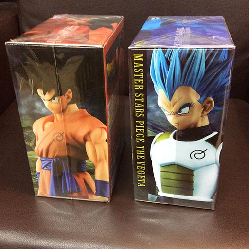 ドラゴンボール超 MASTER STARS PIECE 悟空とベジータのフィギュア