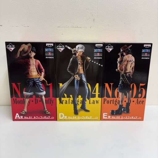 一番くじ ワンピース THE BEST EDITION A賞 D賞 E賞 ルフィ フィギュア など まとめて 未開封品