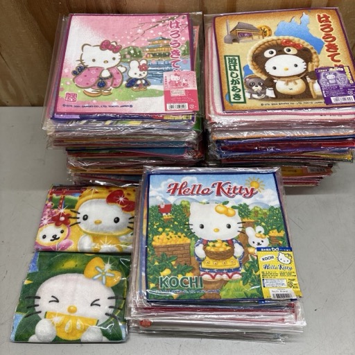 サンリオ ハローキティ ご当地キティ プチタオル ハンカチ ミニタオル キティ ハンドタオル 大量 まとめて