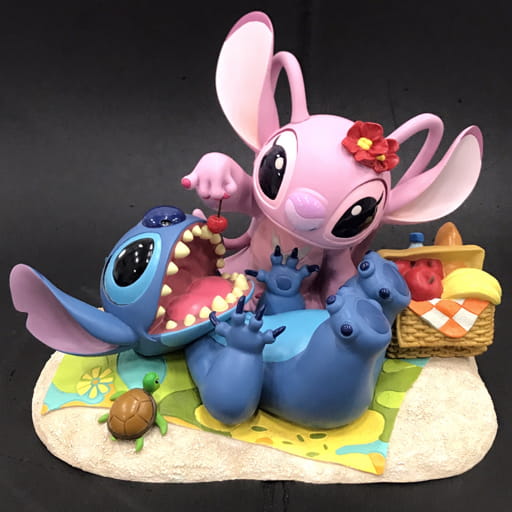 ディズニーストア スティッチ＆エンジェル スタチューフィギュア